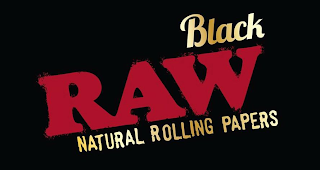 BLACK RAW NATURAL ROLLING PAPERS