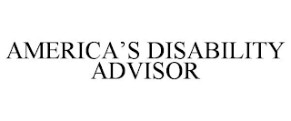 AMERICA'S DISABILITY ADVISOR