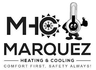 MHC MARQUEZ HEATING & COOLING COMFORT FIRST, SAFETY ALWAYS!