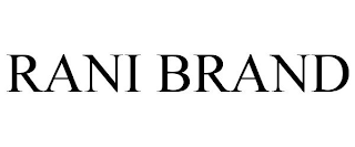 RANI BRAND