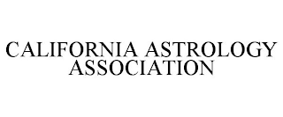 CALIFORNIA ASTROLOGY ASSOCIATION