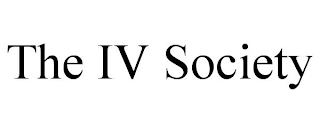 THE IV SOCIETY