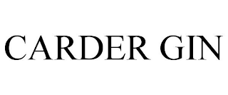 CARDER GIN