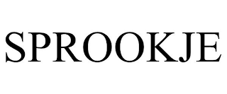 SPROOKJE