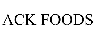 ACK FOODS