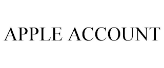 APPLE ACCOUNT