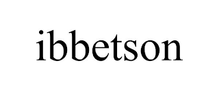 IBBETSON