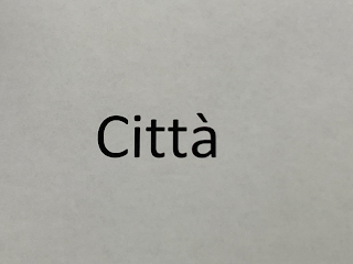 CITTÀ