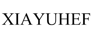 XIAYUHEF