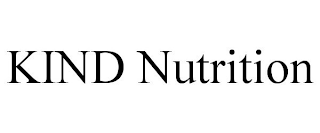 KIND NUTRITION