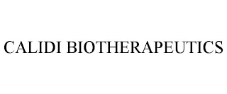 CALIDI BIOTHERAPEUTICS