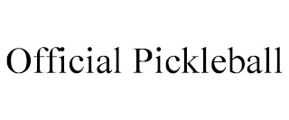 OFFICIAL PICKLEBALL