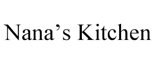 NANA'S KITCHEN
