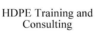 HDPE TRAINING AND CONSULTING