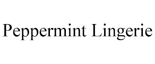 PEPPERMINT LINGERIE