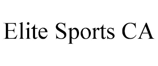 ELITE SPORTS CA