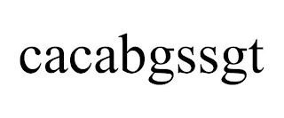 CACABGSSGT