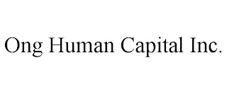 ONG HUMAN CAPITAL INC.