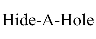 HIDE-A-HOLE