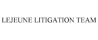 LEJEUNE LITIGATION TEAM