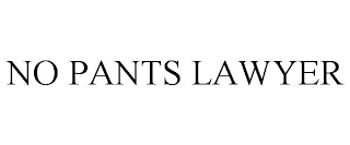 NO PANTS LAWYER