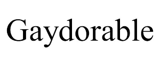 GAYDORABLE