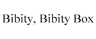 BIBITY, BIBITY BOX