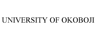 UNIVERSITY OF OKOBOJI