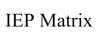 IEP MATRIX