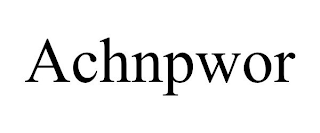 ACHNPWOR