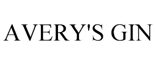 AVERY'S GIN