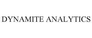 DYNAMITE ANALYTICS