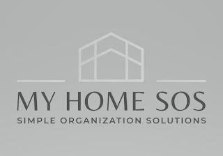 MY HOME SOS SIMPLE ORGANIZATION SOLUTIONS