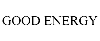 GOOD ENERGY