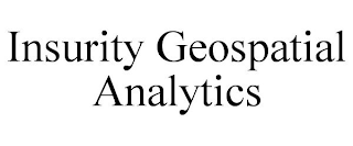 INSURITY GEOSPATIAL ANALYTICS