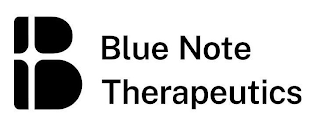 B BLUE NOTE THERAPEUTICS