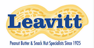 LEAVITT PEANUT BUTTER & SNACK NUT SPECIALISTS SINCE 1925