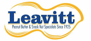 LEAVITT PEANUT BUTTER & SNACK NUT SPECIALISTS SINCE 1925