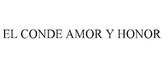 EL CONDE AMOR Y HONOR
