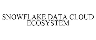 SNOWFLAKE DATA CLOUD ECOSYSTEM