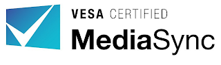 VESA CERTIFIED MEDIASYNC & DESIGN