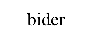 BIDER