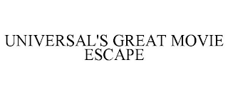 UNIVERSAL'S GREAT MOVIE ESCAPE