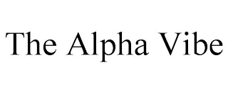 THE ALPHA VIBE