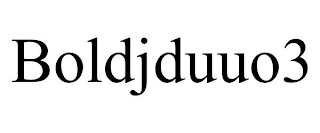 BOLDJDUUO3