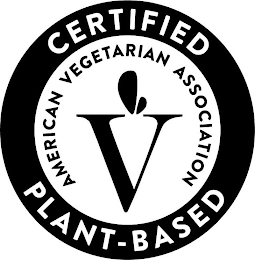 AMERICAN VEGETARIAN ASSOCIATION CERTIFIED PLANT-BASED