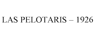 LAS PELOTARIS - 1926