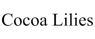 COCOA LILIES