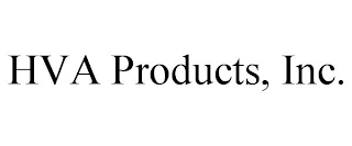 HVA PRODUCTS, INC.