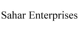 SAHAR ENTERPRISES